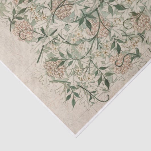 Papier Mousseline William Morris Jasmine (Détail)