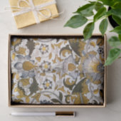 Papier Mousseline William Morris Lodden Fleur florale (Cadeau)