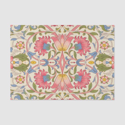 Papier Mousseline William Morris Lodden Spring Wallpaper Art (Recto)