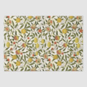 Papier Mousseline William Morris Motif de grenade Lemons Fruits (Recto)