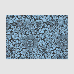 Papier Mousseline William Morris Particularités Florales Anénome d'o