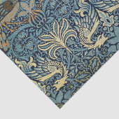 Papier Mousseline William Morris Peacock and Dragon Woven Design (Détail)