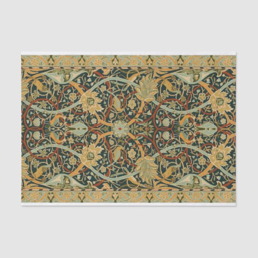 Papier Mousseline William Morris Perse Art oriental de la moquette (Recto)