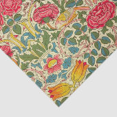 Papier Mousseline William Morris Rose Floral Chintz rose (Détail)