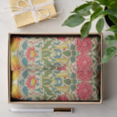 Papier Mousseline William Morris Rose Floral Chintz rose (Cadeau)