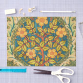 Papier Mousseline William Morris Rose Wreath : Arts et Métiers class (Artisanat)
