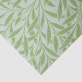 Papier Mousseline William Morris Saule Fleur Classique Vert (Détail)