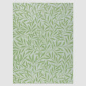 Papier Mousseline William Morris Saule Fleur Classique Vert (Recto)