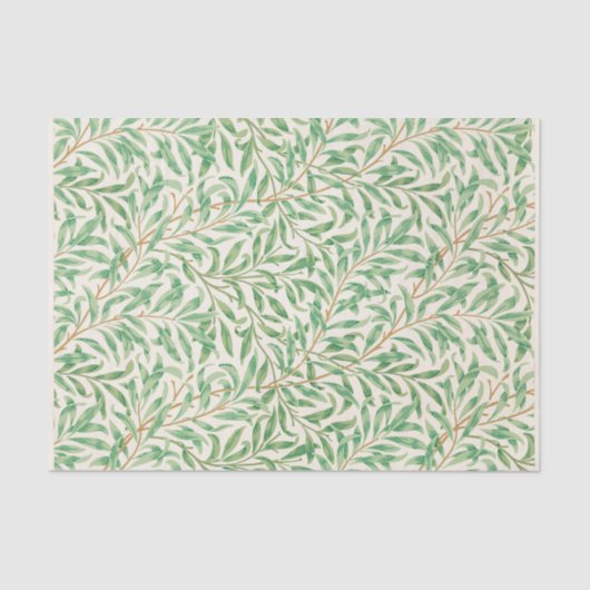 Papier Mousseline William Morris. Saumon. (Recto)