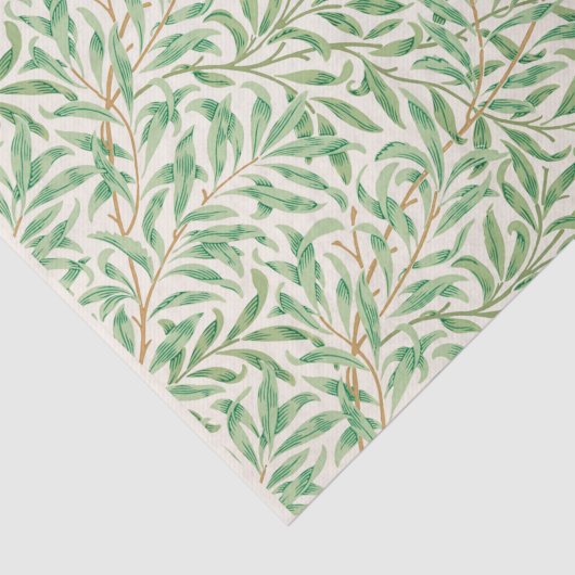Papier Mousseline William Morris. Saumon. (Détail)
