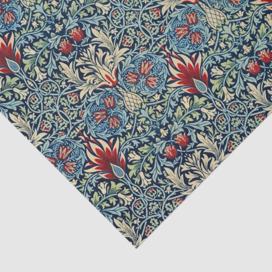Papier Mousseline William Morris Snakehead Design (Détail)