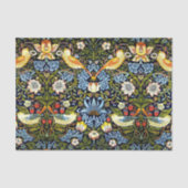 Papier Mousseline William Morris, Strawberry Thief (Recto)