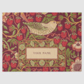 Papier Mousseline William Morris Strawberry Thief Tissue Paper (Recto)