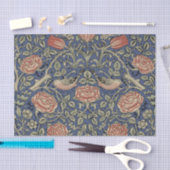 Papier Mousseline William Morris Tudor Fond d'écran Rose (Artisanat)