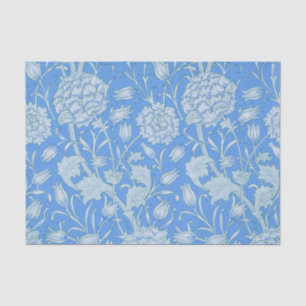 Papier Mousseline William Morris - Tulipes sauvages Art Nouveau - Bl