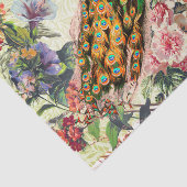 PAPIER MOUSSELINE WILLIAM MORRIS, UN PAPIER DE PAIX, TISSU FLORAL (Détail)