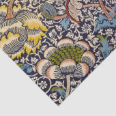Papier Mousseline William Morris Wandle Anglais Floral Damask Design (Détail)