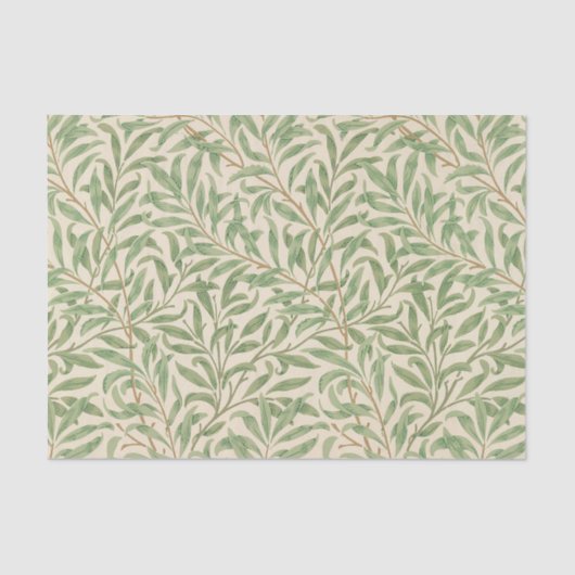 Papier Mousseline William Morris Willow Bough Garden Flower Classic (Recto)