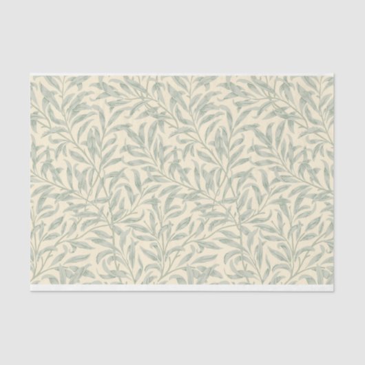 Papier Mousseline William Morris Willow Branches Design (Recto)
