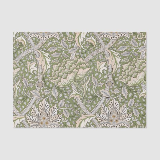 Papier Mousseline William Morris Windrush Decoupage Paper (Recto)