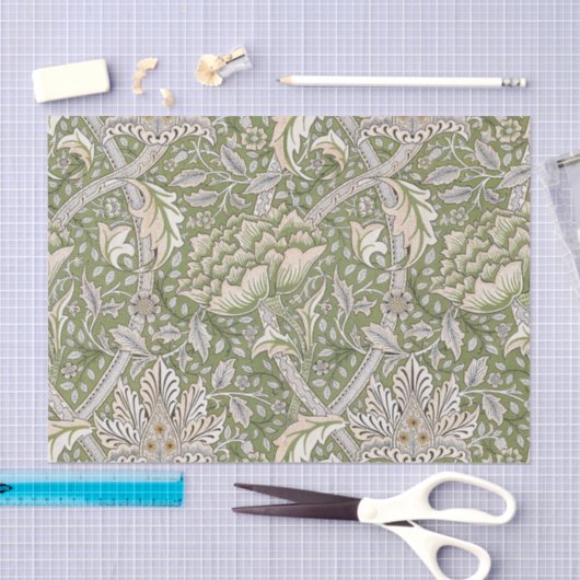 Papier Mousseline William Morris Windrush Decoupage Paper (Artisanat)