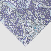 Papier Mousseline William Morris Windrush fleurs bleues (Détail)