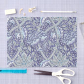 Papier Mousseline William Morris Windrush fleurs bleues (Artisanat)