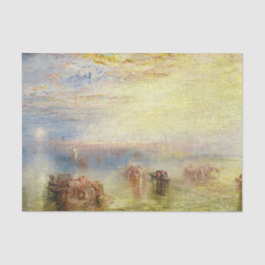 Papier Mousseline William Turner - Approche de Venise (Recto)