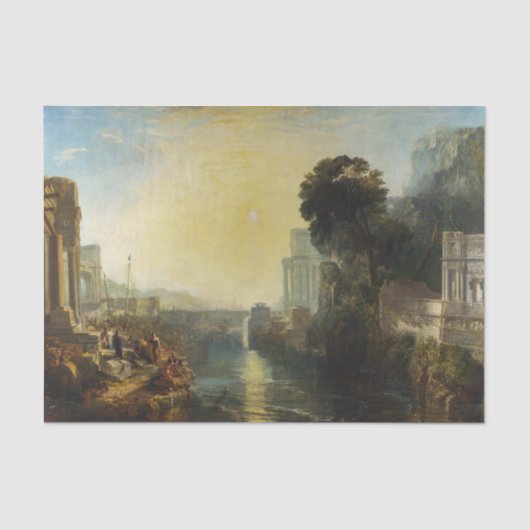 Papier Mousseline William Turner - Dido building Carthage (Recto)