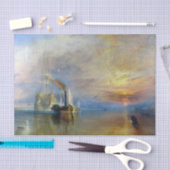 Papier Mousseline William Turner - Le Temeraire de combat (Artisanat)