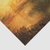 Papier Mousseline William Turner - L'incendie du Parlement (Détail)