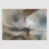 Papier Mousseline William Turner - Tempête de neige (Recto)