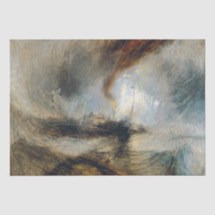 Papier Mousseline William Turner - Tempête de neige