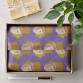 Papier Mousseline Willy Wonka Stenciled Face Graphic (Cadeau)