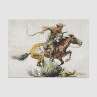 Papier Mousseline "Winchester Horse and Rider" par Philip R Goodwin