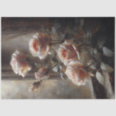 Papier Mousseline Window Roses in Blush Decoupage (Recto)