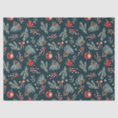 Papier Mousseline Winter Botanicals Coquette Bow | Christmas (Recto)