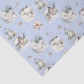 Papier Mousseline Winter Forest Watercolor Pattern Tissue Paper (Détail)