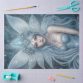 Papier Mousseline Winter Ice Fairy Queen with Crystal Wings Fantasy  (Artisanat)
