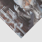 Papier Mousseline Winter Ice Queen Steampunk Victorian Industrial (Détail)