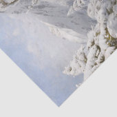 Papier Mousseline Winter Landscape by Peder Mork Monsted (Détail)