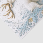 Papier Mousseline Winter to Spring Stag Chasing Butterfly (Détail)