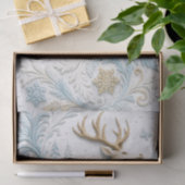 Papier Mousseline Winter to Spring Stag Chasing Butterfly (Cadeau)
