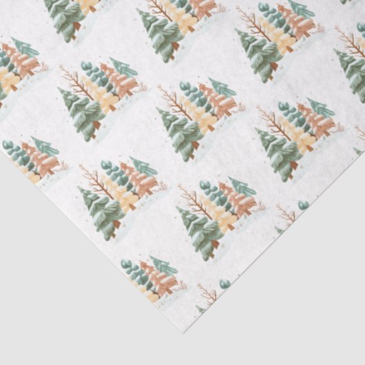 Papier Mousseline Winter Tree background (Détail)