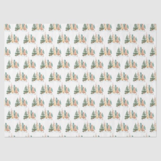 Papier Mousseline Winter Tree background (Recto)