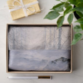 Papier Mousseline Winter Wolf (Cadeau)