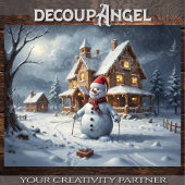 Papier Mousseline Winter Wonderland - Découpage -