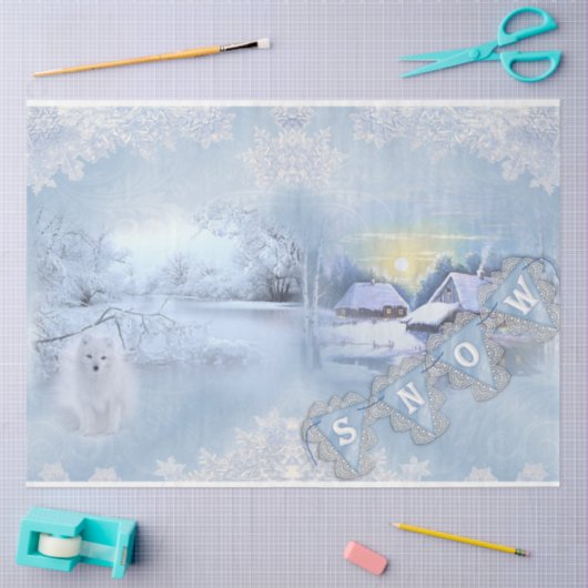 Papier Mousseline Winter Wonderland Design Series 3 (Artisanat)