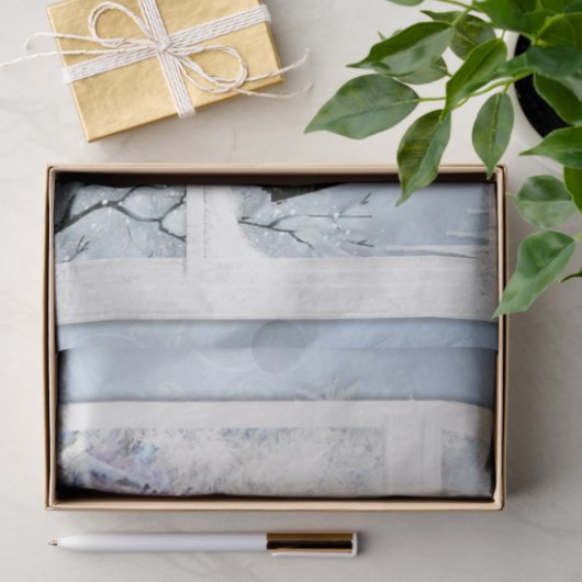 Papier Mousseline Winter Wonderland Design Series 8 (Cadeau)