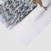 Papier Mousseline Winter Wonderland Forest avec Deer Christmas Craft (Détail)